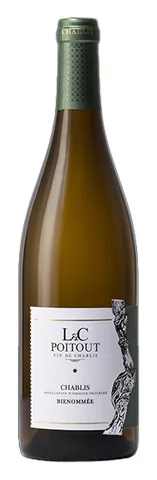 Bottiglia di Chablis Bienommée 2024, L&C Poitout
