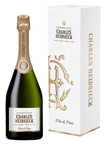 Bottiglia di Champagne Brut Blanc de Blancs Charles Heidsieck