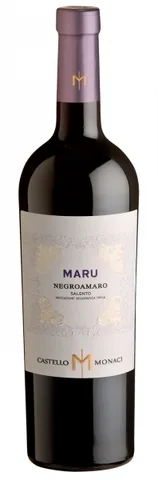 Bottiglia di Negroamaro Salento 'Maru' 2024, Castello Monaci