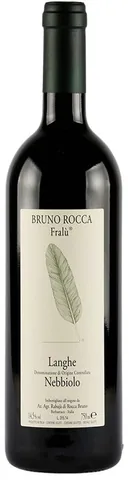 Bottiglia di Fralù nebbiolo, Bruno Rocca
