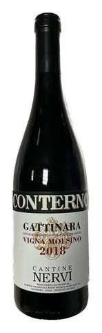 Bottiglia di Gattinara Vigna Molsino 2018, Nervi