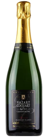Bottiglia di Champagne Brut Reserve Blanc de Blancs Grand Cru Vazart Coquart