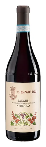 Bottiglia di Nebbiolo Vajra 2025, G.D. Vajra