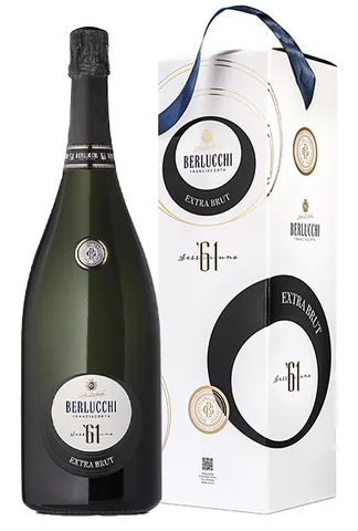 Bottiglia di Franciacorta Extra Brut 61, Berlucchi