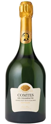 Bottiglia di Cuvée Comtes de Champagne Blanc de Blancs Brut Grand Cru Taittinger 2011