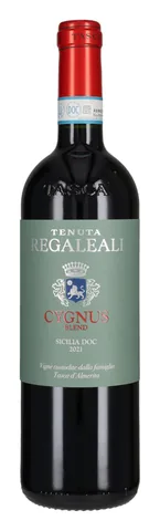 Bottiglia di Cygnus Tenuta Regaleali 2021, Tasca d'Almerita