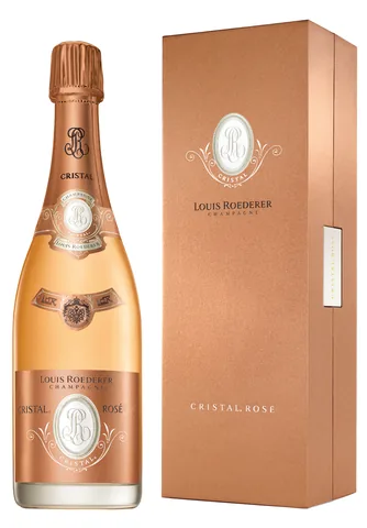 Bottiglia di Champagne Cristal Rosé Brut Louis Roederer 2014