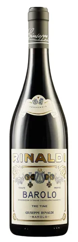 Bottiglia di Barolo Tre Tine 2021, Giuseppe Rinaldi