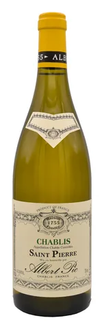 Bottiglia di Chablis Saint Pierre Albert Pic 2023