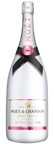 Bottiglia di Champagne Moët & Chandon Demi-Sec Ice Impérial Rosé