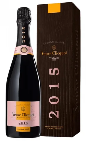 Bottiglia di Champagne Rosé Brut 'Vintage' Veuve Clicquot 2015