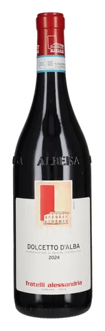 Bottiglia di Dolcetto d'Alba 2024, Fratelli Alessandria