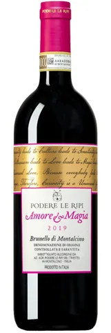 Bottiglia di Brunello di Montalcino Amore e Magia 2019, Podere Le Ripi