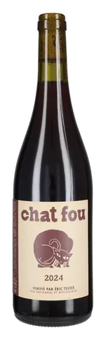 Bottiglia di 'Chat Fou' 2024, Texier Eric