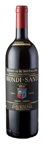 Bottiglia di Brunello di Montalcino Biondi Santi 2018