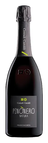 Bottiglia di Franciacorta Pinònero Natura 2015, Contadi Castaldi