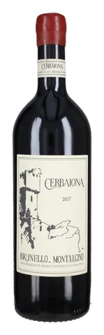 Bottiglia di Brunello di Montalcino 2017, Cerbaiona