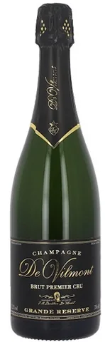 Bottiglia di Champagne Brut Grande Reserve Premier Cru, De Vilmont