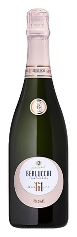 Bottiglia di Franciacorta Rosé Brut 61, Berlucchi