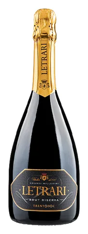 Bottiglia di Trento Spumante Brut Riserva 2017, Letrari
