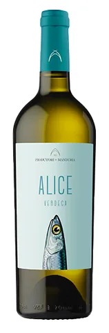 Bottiglia di Verdeca 'Alice' 2025, Produttori di Manduria