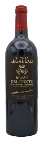 Bottiglia di 'Rosso del Conte' Tenuta Regaleali 2019, Tasca d'Almerita