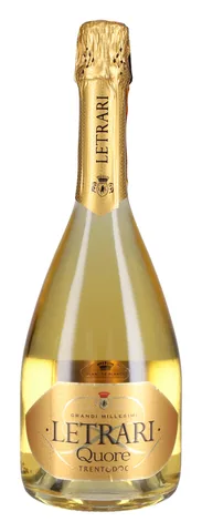 Bottiglia di Trento Spumante Brut Riserva 'Quore' 2017, Letrari